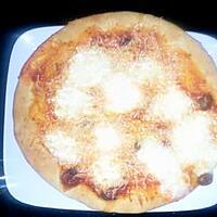 recette Pizza Mozzarella et Fromage