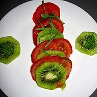 recette Salade de tomates et de Kiwis