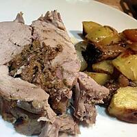 recette Filet mignon de porc farcit aux girolles et aux lardons
