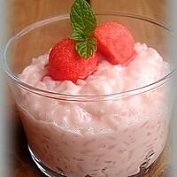 recette riz au lait fraises Tagada ®
