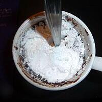 recette Cake mug chocolat amandes