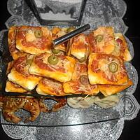 recette mini pizza aux crevettes (thon)