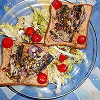 recette Toasts de filets de sardines aux pistaches