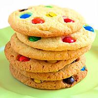 recette cookies au m&m's :